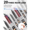 image:imageNicpro 3 PCS 13 mm Mechanical Pencils Set with 36 Lead Refill  35PCS Metal Mechanical Pencils Set