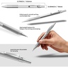 image:imageNicpro 3 PCS 3 PCS 05 MM amp 09 MM Mechanical Pencil Set with Eraser amp Lead Refill