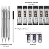 image:imageNicpro 3 PCS 3 PCS 05 MM amp 09 MM Mechanical Pencil Set with Eraser amp Lead Refill