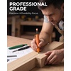 image:imageNicpro 3 Pack 7in1 Magnetic Carpenter Pencils with Sharpener CP5000 Construction Mechanical Pencil30 Refill Deep Hole Marker for Construction Woodworking Pencil Carpenter Tools for MarkingBlack Orange Green Red