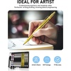 image:imageNicpro 34PCS Art Mechanical Pencil Set 3PCS Gold Metal Drafting Pencil 05 mm amp 07 mm amp 09 mm amp 3PCS 2mm Lead Holder 6B 4B 2B HB 2H 4H Colors For Sketching Drawing With 19 Tube Lead Refills Case
