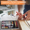 image:imageNicpro 36PCS CP3000 Mechanical Carpenter Pencil Set with Sharpener amp Sheath Lead Refills Long Nib Marker Center Punch Carbide Scribe Tools Heavy Duty Construction Pencil for Architect Woodworking30 Pack
