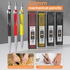 image:imageNicpro 36PCS CP3000 Mechanical Carpenter Pencil Set with Sharpener amp Sheath Lead Refills Long Nib Marker Center Punch Carbide Scribe Tools Heavy Duty Construction Pencil for Architect Woodworking30 Pack