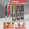 image:imageNicpro 36PCS CP3000 Mechanical Carpenter Pencil Set with Sharpener amp Sheath Lead Refills Long Nib Marker Center Punch Carbide Scribe Tools Heavy Duty Construction Pencil for Architect Woodworking24 Pack