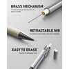 image:imageNicpro 37PCS Metal Mechanical Pencil Set with 30PCS Art Mechanical Pencil Set in Leather Case