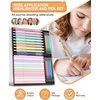 image:imageNicpro 37PCS Metal Mechanical Pencil Set with 33PCS Aesthetic Highlighter and Gel Pen set