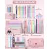 image:imageNicpro 37PCS Metal Mechanical Pencil Set with 78 PCS Aesthetic School Supplies