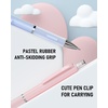 image:imageNicpro 3PCS Pastel Mechanical Pencil Set  39 PCS Aesthetic School Supplies with Big Capacity Pen Case