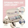 image:imageNicpro 3PCS Pastel Mechanical Pencil Set  39 PCS Aesthetic School Supplies with Big Capacity Pen Case