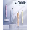 image:imageNicpro 4 PCS Pastel Mechanical Pencil 05mm amp 8 Pack 07mm Fast Click Drafting Pencils