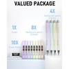 image:imageNicpro 4 PCS Pastel Mechanical Pencil 05mm amp 8 Pack 07mm Fast Click Drafting Pencils