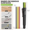 image:imageNicpro 6 Pieces Carpenter Pencil Lead Refills 28mm Lead Refill for Mechanical Carpenter Pencil Break Resistant 28 mm Leads for Construction Pencils Woodworking Pencils Black12 Pieces