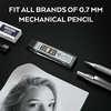 image:imageNicpro 600 PCS Lead Refills 07mm HB 2 amp 4PCS 07 mm Metal Mechanical Pencils Set