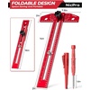 image:imageNicpro 6PCS Art Mechanical Pencil Set Woodworking Scriber Marking Line T Ruler