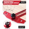 image:imageNicpro 6PCS Art Mechanical Pencil Set Woodworking Scriber Marking Line T Ruler