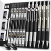 image:imageNicpro 6PCS Art Mechanical Pencil Set Woodworking Scriber Marking Line T Ruler
