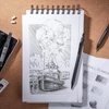 image:imageNicpro Architect Drafting Tools and Mechanical Pencil Set in Leather Case