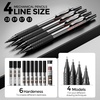 image:imageNicpro Art Drawing Supplies Kit with 30PCS Black Mechanical Pencil Set in Leather Case