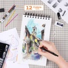 image:imageNicpro Art Drawing Supplies Kit with 35PCS Black Metal Mechanical Pencils Set in Case
