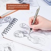 image:imageNicpro Art Mechanical Pencil Set in Case 4 PCS Metal Drafting Pencil 05 mm amp 07 mm Lead Pencil with 6 Tube HB Lead Refills 3 Erasers 9 PCS Eraser Refills for Artist Writing Drawing Sketching4 Pack 05mm07mm
