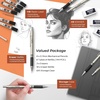 image:imageNicpro Art Mechanical Pencil Set in Case 4 PCS Metal Drafting Pencil 05 mm amp 07 mm Lead Pencil with 6 Tube HB Lead Refills 3 Erasers 9 PCS Eraser Refills for Artist Writing Drawing Sketching6 Pack 07mm