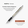 image:imageNicpro Art Mechanical Pencil Set in Case 4 PCS Metal Drafting Pencil 05 mm amp 07 mm Lead Pencil with 6 Tube HB Lead Refills 3 Erasers 9 PCS Eraser Refills for Artist Writing Drawing Sketching6 Pack 07mm