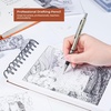 image:imageNicpro Art Mechanical Pencil Set in Case 4 PCS Metal Drafting Pencil 05 mm amp 07 mm Lead Pencil with 6 Tube HB Lead Refills 3 Erasers 9 PCS Eraser Refills for Artist Writing Drawing Sketching6 Pack 05mm
