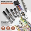 image:imageNicpro Art Mechanical Pencil Set in Case 4 PCS Metal Drafting Pencil 05 mm amp 07 mm Lead Pencil with 6 Tube HB Lead Refills 3 Erasers 9 PCS Eraser Refills for Artist Writing Drawing Sketching6 Pack 05mm07mm09mm20mm