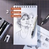 image:imageNicpro Art Mechanical Pencil Set in Case 4 PCS Metal Drafting Pencil 05 mm amp 07 mm Lead Pencil with 6 Tube HB Lead Refills 3 Erasers 9 PCS Eraser Refills for Artist Writing Drawing Sketching3 Pack 05mm