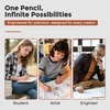 image:imageNicpro Art Mechanical Pencil Set in Case 4 PCS Metal Drafting Pencil 05 mm amp 07 mm Lead Pencil with 6 Tube HB Lead Refills 3 Erasers 9 PCS Eraser Refills for Artist Writing Drawing Sketching6 Pack 05mm07mm09mm20mm