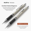 image:imageNicpro Art Mechanical Pencil Set in Case 4 PCS Metal Drafting Pencil 05 mm amp 07 mm Lead Pencil with 6 Tube HB Lead Refills 3 Erasers 9 PCS Eraser Refills for Artist Writing Drawing Sketching4 Pack 05mm07mm