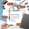 image:imageNicpro Art Mechanical Pencil Set in Case 4 PCS Metal Drafting Pencil 05 mm amp 07 mm Lead Pencil with 6 Tube HB Lead Refills 3 Erasers 9 PCS Eraser Refills for Artist Writing Drawing Sketching4 Pack 05mm07mm