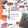 image:imageNicpro Art Mechanical Pencil Set in Case 4 PCS Metal Drafting Pencil 05 mm amp 07 mm Lead Pencil with 6 Tube HB Lead Refills 3 Erasers 9 PCS Eraser Refills for Artist Writing Drawing Sketching6 Pack 05mm