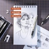 image:imageNicpro Art Mechanical Pencil Set in Case 4 PCS Metal Drafting Pencil 05 mm amp 07 mm Lead Pencil with 6 Tube HB Lead Refills 3 Erasers 9 PCS Eraser Refills for Artist Writing Drawing Sketching6 Pack 05mm