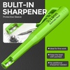 image:imageNicpro CP3000 Carpenter Pencil 28 mm with Sharpener 3 PCS 13 mm Mechanical Pencil Set