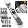 image:imageNicpro CP3000 Carpenter Pencil with Sharpener  60 Pieces Carpenter Pencil Lead Refills 28mm