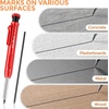 image:imageNicpro CP3000 Carpenter Pencil with Sharpener  60 Pieces Carpenter Pencil Lead Refills 28mm