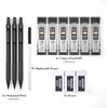 image:imageNicpro Metal Mechanical Pencils Set 05 amp Solid Carpenter Pencil for Architect Engineering