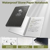image:imageNicpro Waterproof Notebook with 13mm Mechanical Pencil Set TPU Fabric Cover 48x7 Stone Paper Notebook Carpenter Pencil 13 with Lead Refill amp Eraser for Outdoor Journal Travel Drafting DrawingHD1000 Mechanical Pen
