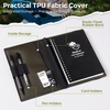 image:imageNicpro Waterproof Notebook with 13mm Mechanical Pencil Set TPU Fabric Cover 48x7 Stone Paper Notebook Carpenter Pencil 13 with Lead Refill amp Eraser for Outdoor Journal Travel Drafting DrawingMP2000 Mechanical Pen