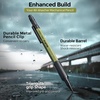 image:imageNicpro Waterproof Notebook with 13mm Mechanical Pencil Set TPU Fabric Cover 48x7 Stone Paper Notebook Carpenter Pencil 13 with Lead Refill amp Eraser for Outdoor Journal Travel Drafting DrawingMP2000 Mechanical Pen