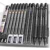image:imageNicpro 07 mm Mechanical Pencil Set with Case 3PCS HD1000 Mechanical Pencils 07 With 6 Tube HB Lead Refills Eraser Weatherproof Barrel for Outdoor Writing Drafting Drawing Sketching20mm3 Pcs