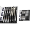 image:imageNicpro 22PCS Black Art Mechanical Pencils Set  3 PCS Metal Drafting Pencil 07mm