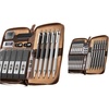 image:imageNicpro 30PCS Black Metal Mechanical Pencils Set in Leather Case  17PCS Metal 2mm Mechanical Pencil Set in Leather Case