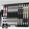image:imageNicpro 34PCS Art Mechanical Pencil Set 3 PCS Metal Drafting Pencil 05 mm amp 07 mm amp 09 mm amp 3 PCS 2mm Lead Holder 6B 4B 2B HB 2H 4H Colors For Sketching Drawing With 19 Tube Lead Refills Case