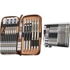 image:imageNicpro 37PCS Metal Mechanical Pencil Set with 30PCS Art Mechanical Pencil Set in Leather Case