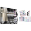 image:imageNicpro 38PCS Aesthetic School Supplies with Art Mechanical Pencil SetDrafting Pencil 03 mm amp 05 mm amp 07 mm amp 09 mm amp 2mm Lead Holder