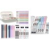 image:imageNicpro 3PCS Pastel Mechanical Pencil Set  39 PCS Aesthetic School Supplies with Big Capacity Pen Case