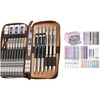 image:imageNicpro 55 PCS Aesthetic School Supplies with 30PCS Art Mechanical Pencil Set in Leather Case