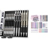 image:imageNicpro 55 PCS Aesthetic School Supplies with 6PCS Art Mechanical Pencil Set